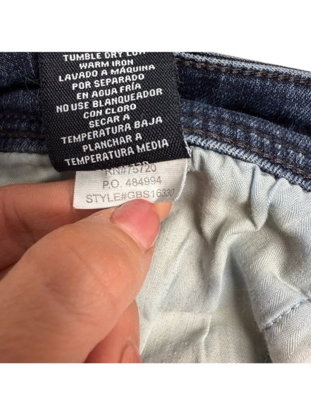 BKE BUCKLE JEANS JAKE STRAIGHT MENS 32X34 GBS16330 STRETCH REGULAR FIT BLUE - Picture 8 of 11